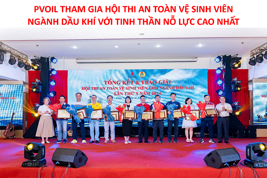 PVOIL tham gia Hội thi an toàn vệ sinh viên ngành Dầu khí với tinh thần nỗ lực cao nhất