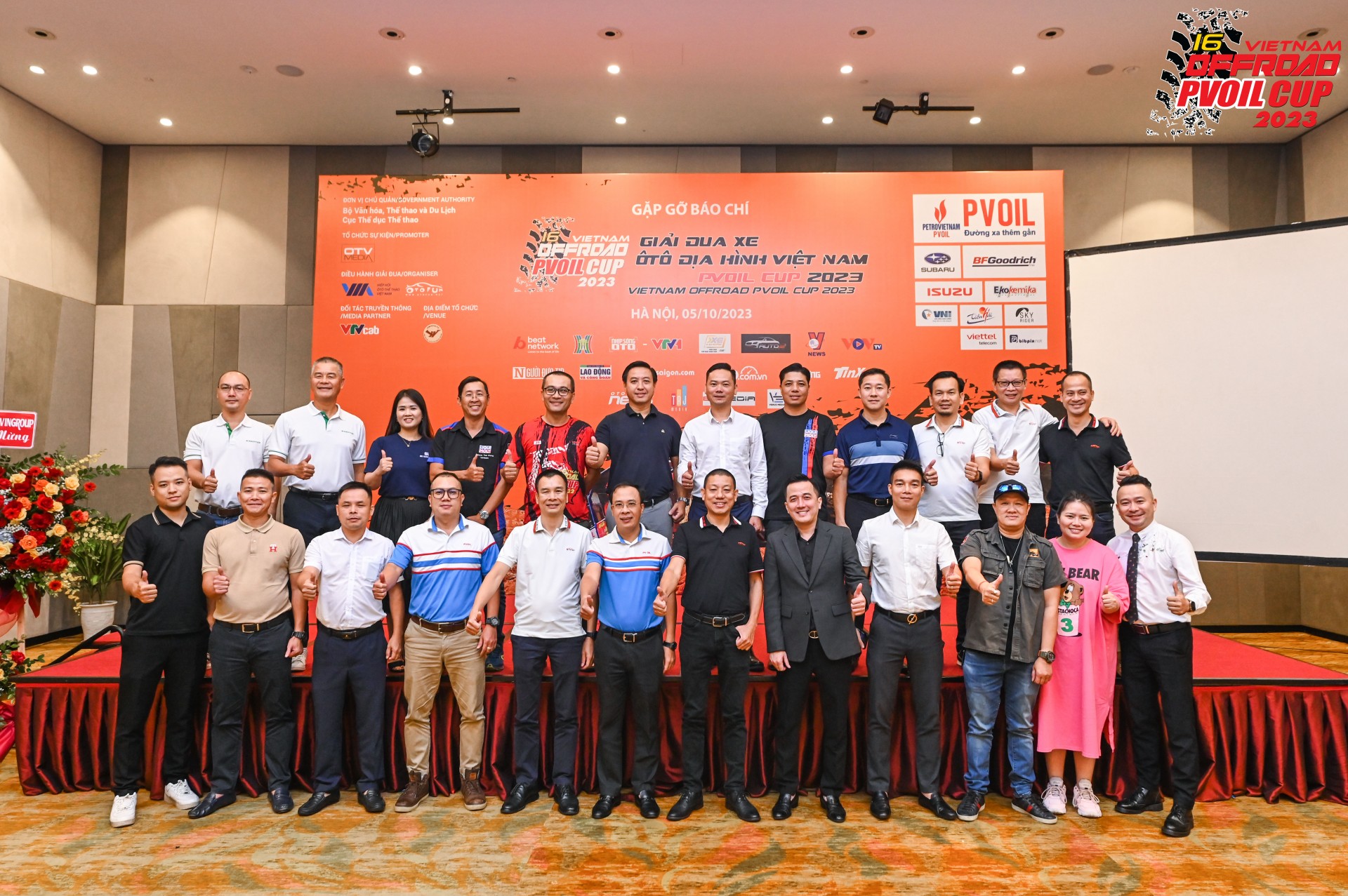 PVOIL VOC 2023 [4] Giải đua xe ô tô địa hình Việt Nam PVOIL Cup 2023 sẽ diễn ra vào ngày 27-29/10