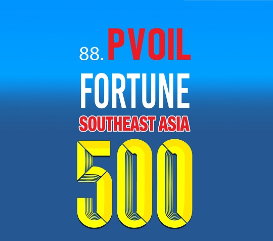 PVOIL ranked among top 500 largest companies in Southeast Asia by Fortune