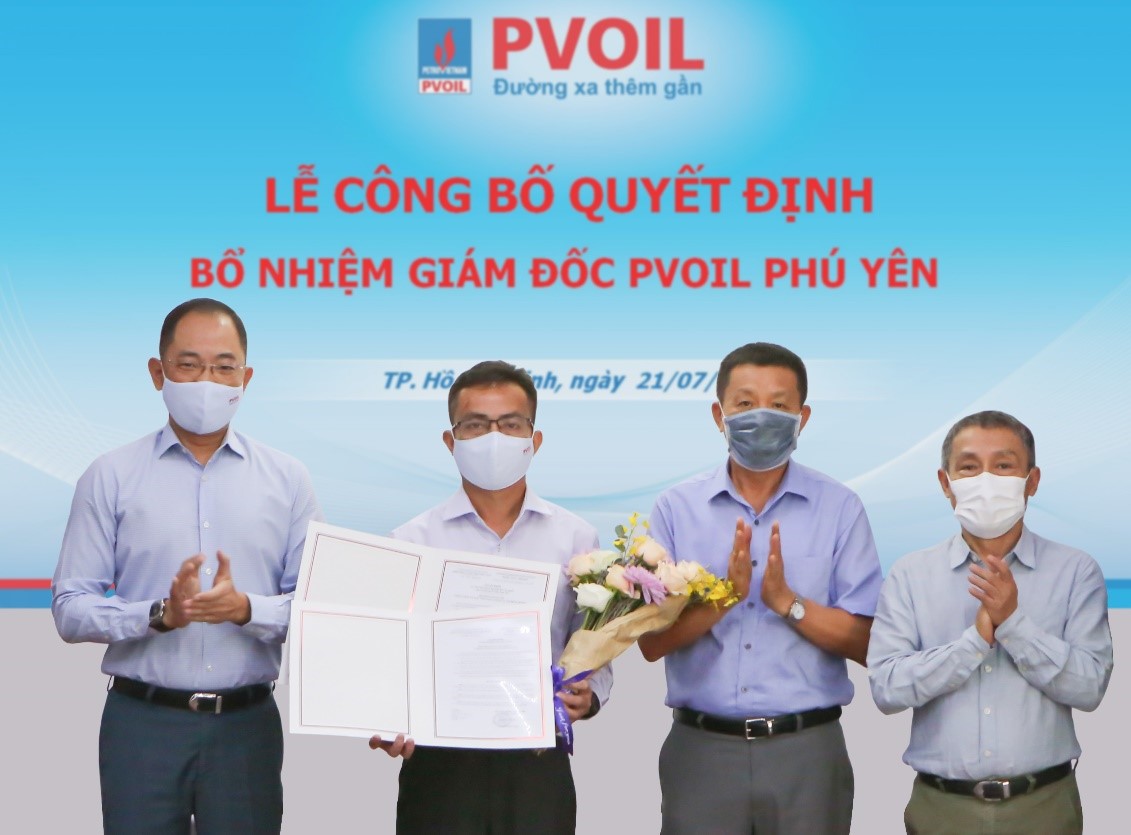 PVOIL Phu Yen and PVOIL Tay Ninh change Company Directors