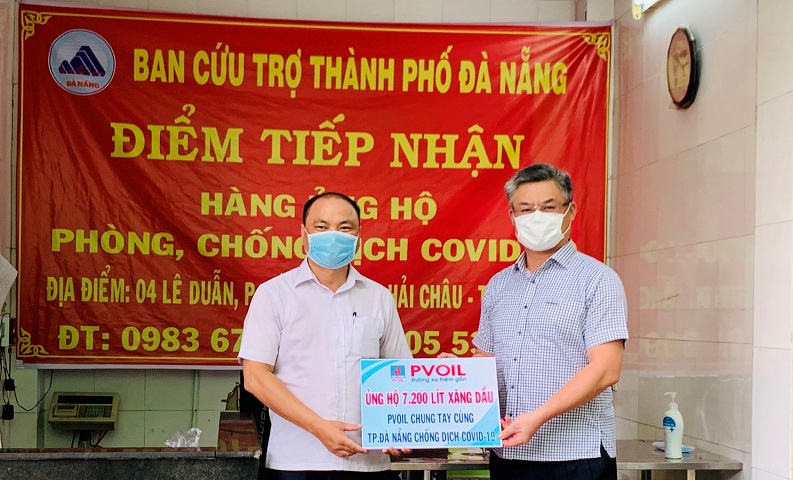 PVOIL ủng hộ hơn 7.000 lít xăng dầu, chung tay cùng TP. Đà Nẵng chống dịch Covid-19