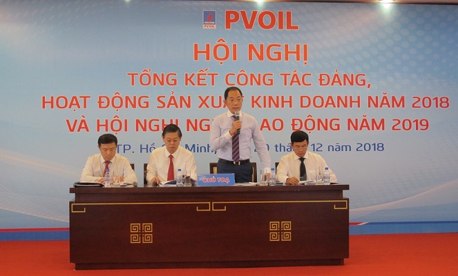 PVOIL hoàn thành vượt mức kế hoạch sản xuất kinh doanh năm 2018