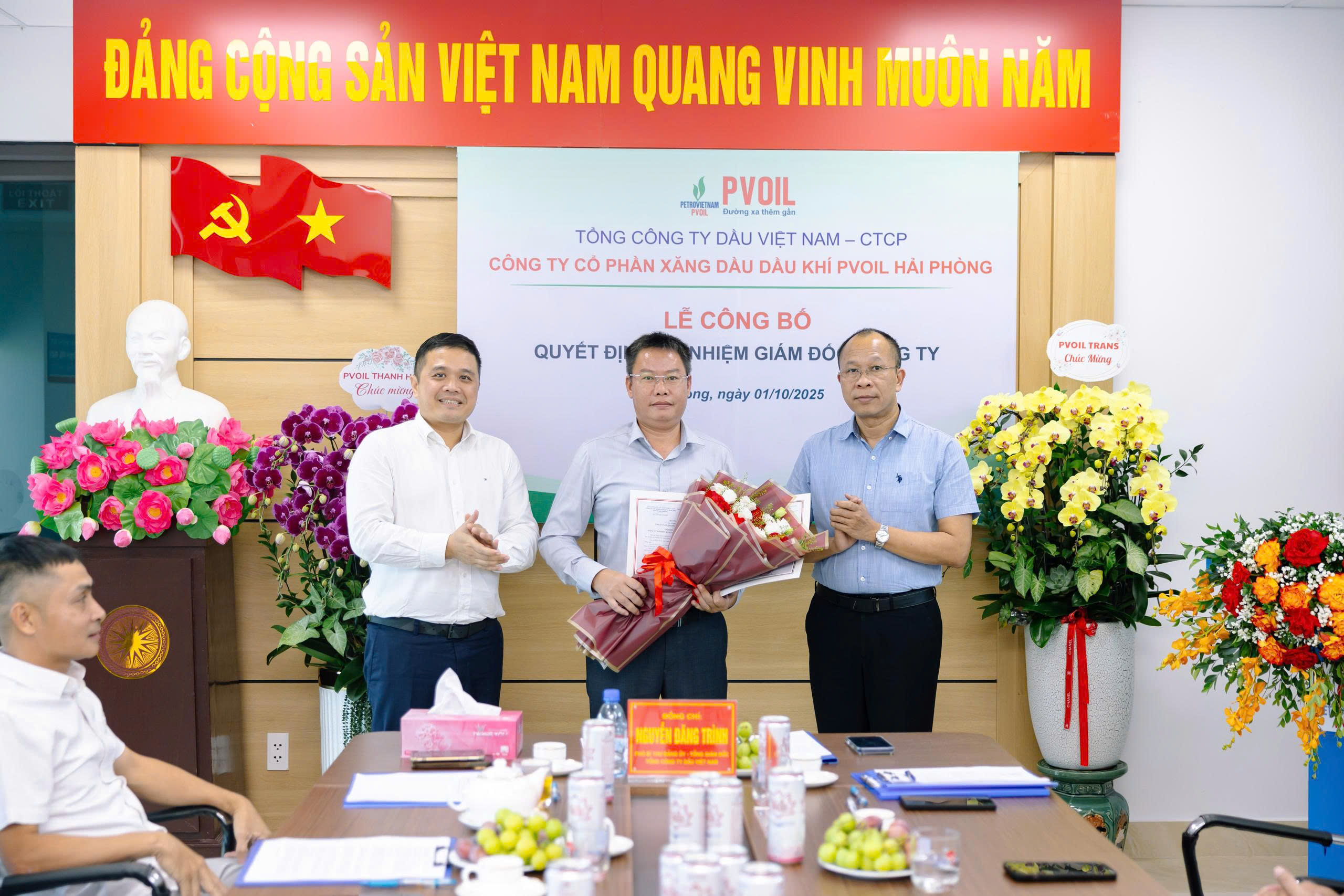 PVOIL luân chuyển và bổ nhiệm Giám đốc 4 đơn vị thành viên