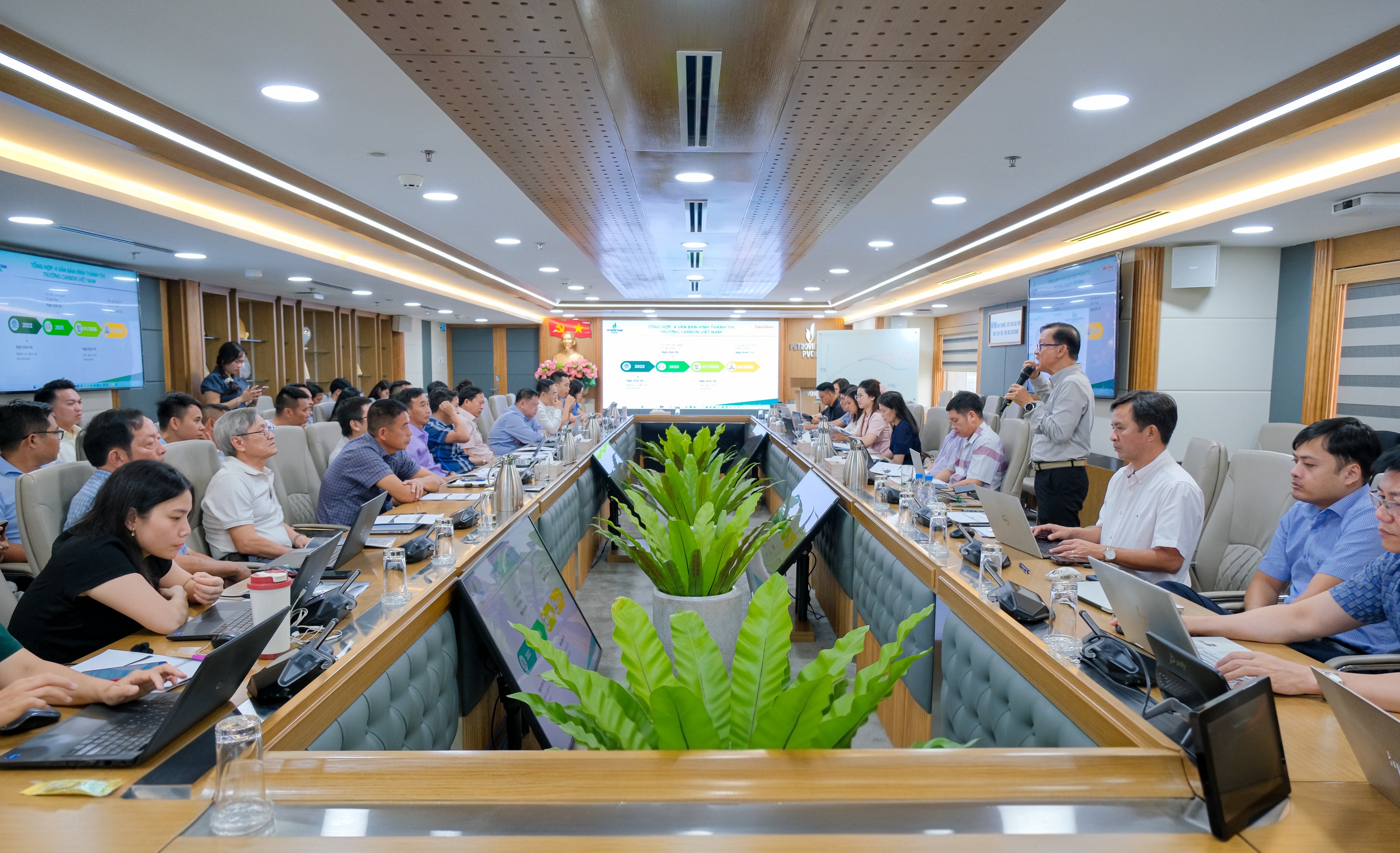 PVOIL tổ chức đào tạo quản lý phát thải, tín chỉ carbon và năng lượng tái tạo cho khu vực phía Nam